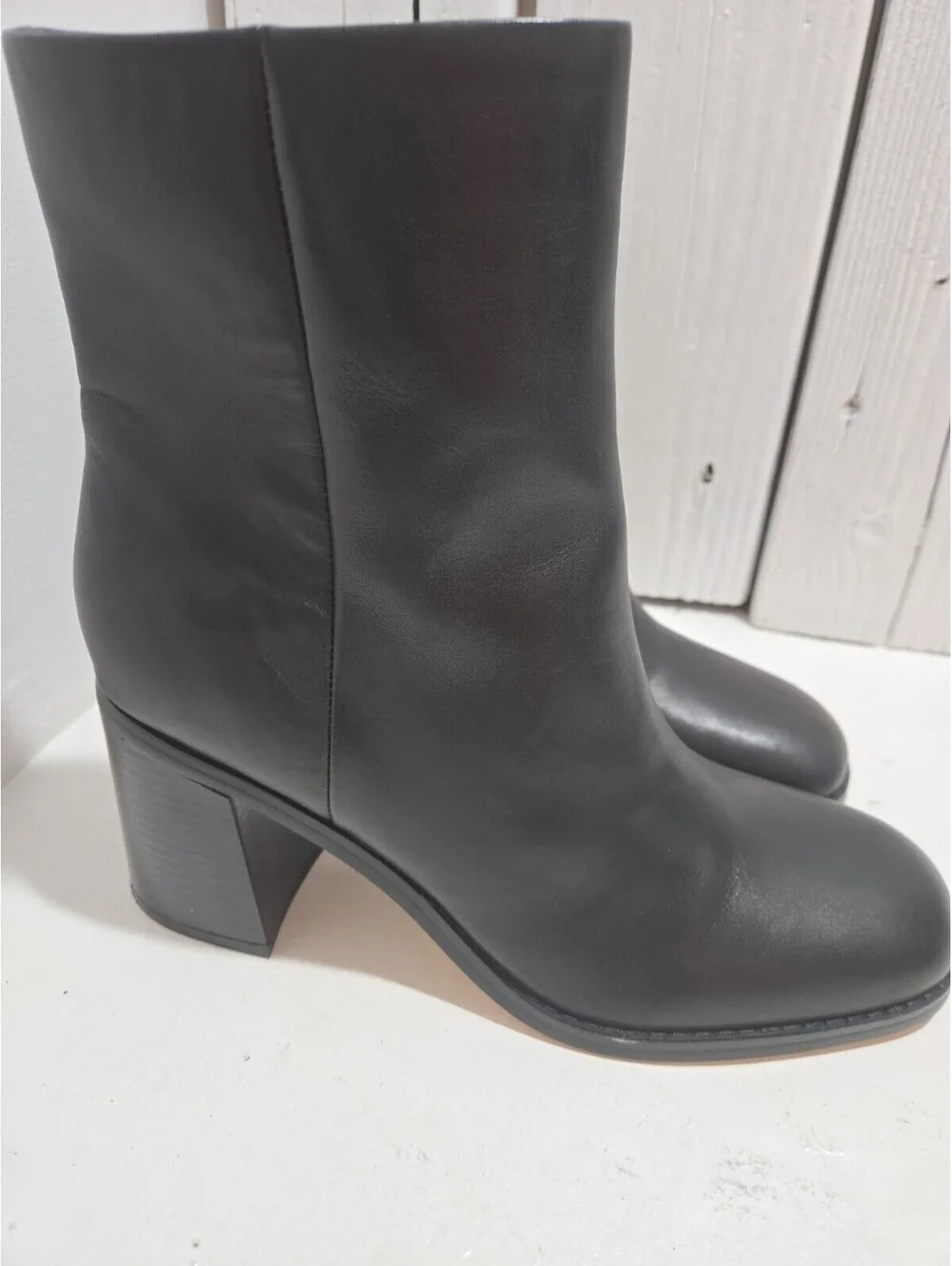 Marc Fisher Women's Lysia Bootie Ankle Boots Black Size 11 M Leather Box30